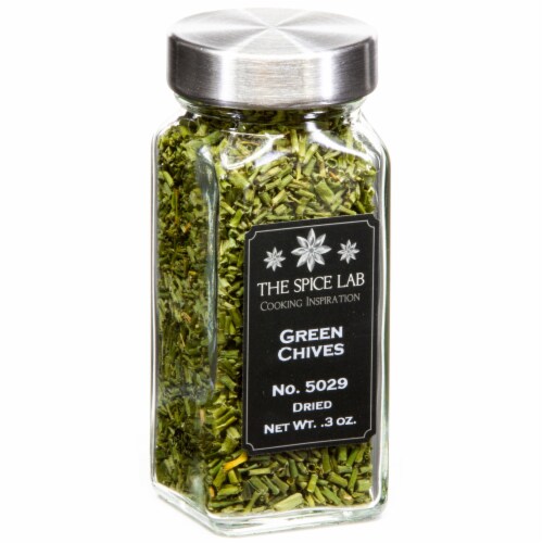 The Spice Lab Dried Green Chives / Dehydrated Green Onion - Kosher Non-GMO Gluten Free - 5029 Perspective: front