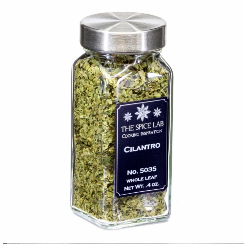 The Spice Lab Whole Leaf Cilantro Spice - All Natural Kosher Non GMO Gluten Free Spice - 5035 Perspective: front