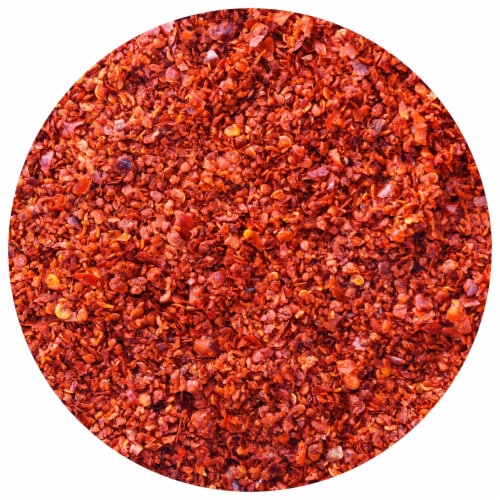 The Spice Lab Aleppo Pepper Chili Flakes - Red Pepper Flakes - 1.4 oz French Jar - 5109 Perspective: front