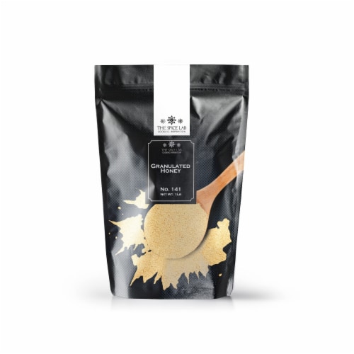 The Spice Lab Granulated Honey - All Natural Kosher Non GMO Gluten Free - 5141 Perspective: front