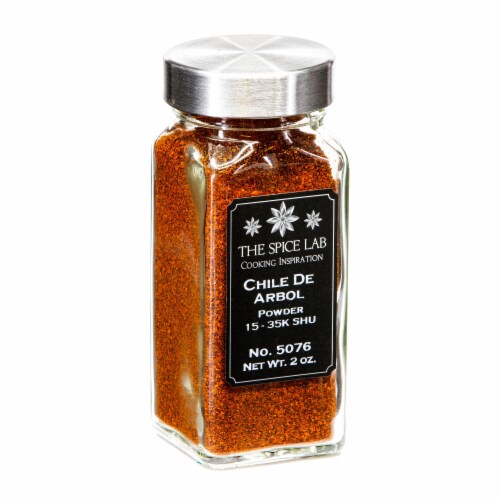 The Spice Lab De Arbol Chile Powder - Kosher Gluten-Free Non-GMO All Natural Spice - 5076 Perspective: front