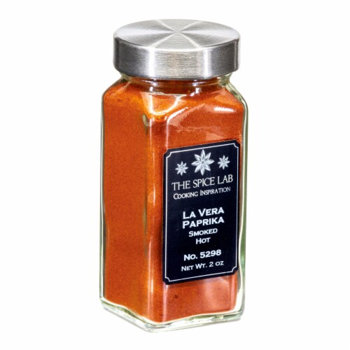 The Spice Lab Smoked Hot La Vera Paprika Powder - Kosher Gluten-Free Non-GMO - 5298 Perspective: front
