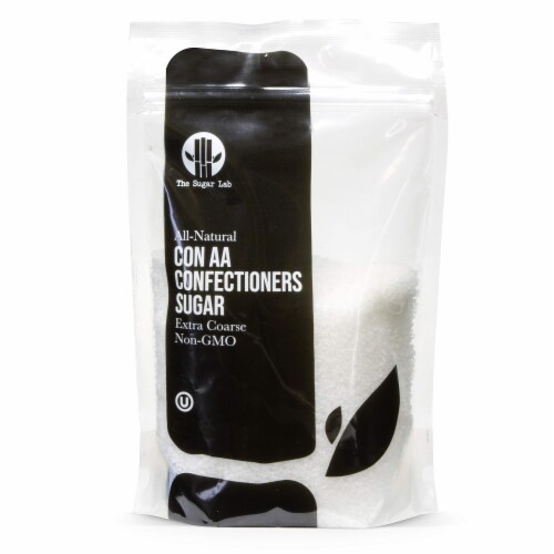 The Sugar Lab Confectioners Sugar - Extra Coarse Baking Sugar Con AA - Sugar Crystals Perspective: front