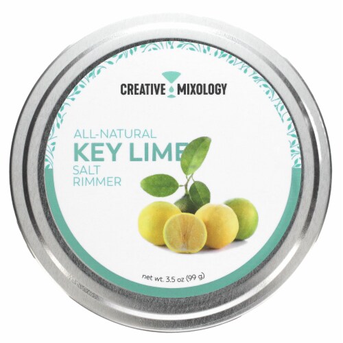 Creative Mixology's All-Natural Key Lime Salt Cocktail Rimmer - 4293 Perspective: front