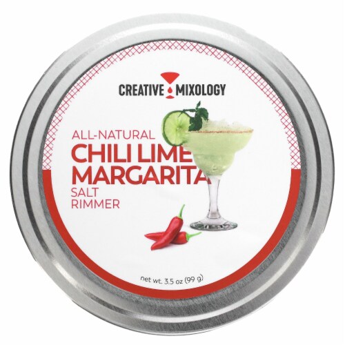 Creative Mixology's All-Natural Chili Lime Margarita Salt Cocktail Rimmer - 4199 Perspective: front