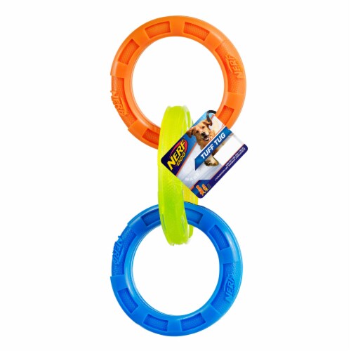 Nerf Dog Tuff Tug Dog Toy Perspective: front
