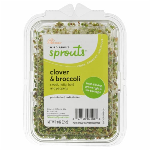Wild About Sprouts® Tangy Clover & Broccoli Perspective: front