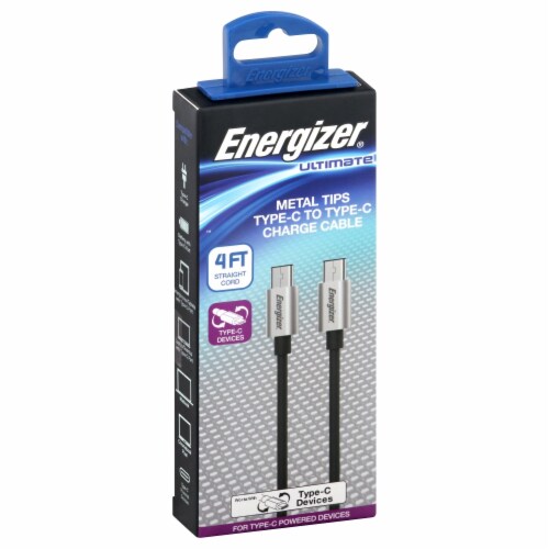 Energizer® Ultimate Type-C to Type-C Charge Cable Perspective: front