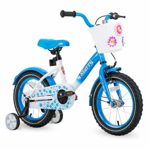 JOYSTAR Starry Girls Bike for Girls Ages 3 5 with Training Wheels 14 Blue 1 Piece Jay C Food Stores
