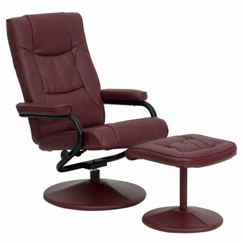 Flash furniture contemporary clearance leather recliner