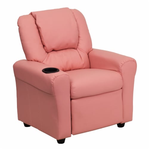 Flash Furniture Contemporary Vinyl Kids Recliner W Cup Holder and