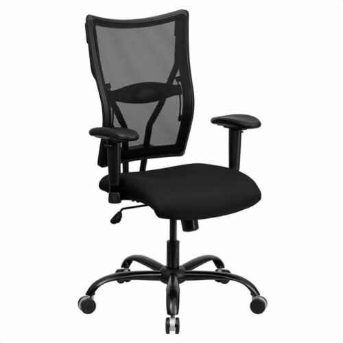 Flash Furniture Mesh Back Fabric Executive Big Tall Chair Black