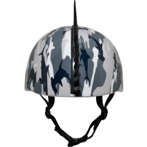 Raskullz Sharkmo Child Bike Helmet - Black Perspective: front