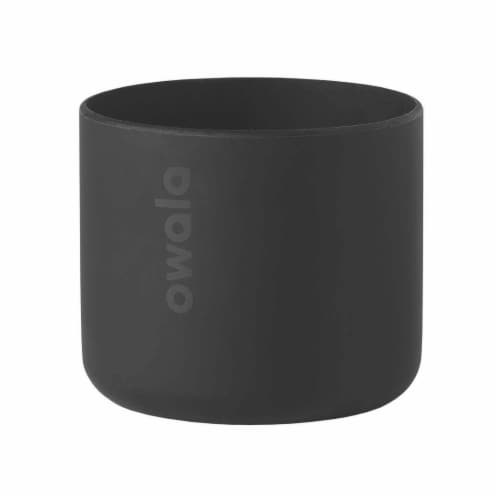 Owala 32-Ounce Water Bottle Silicone Boot - Very Dark Perspective: front