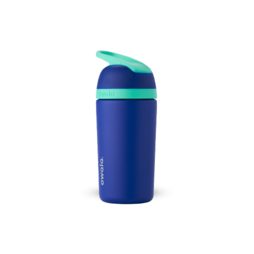Owala Flip Water Bottle - Blue Perspective: front