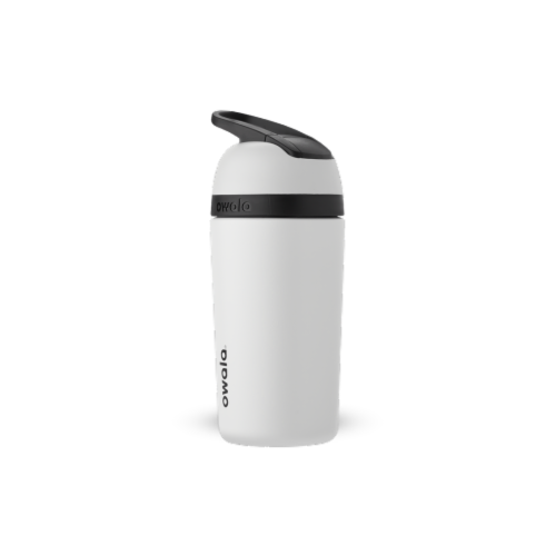 Owala Flip Water Bottle - Gray Perspective: front