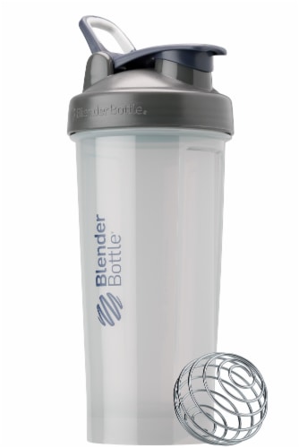 BlenderBottle® ProSeries Water Bottle - Pewter Perspective: front