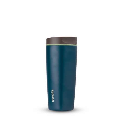 Owala® SmoothSip Slider Tumbler - Brown/Blue Perspective: front