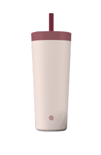 BlenderBottle Stainless Steel Shaker Tumbler - Tan Perspective: front