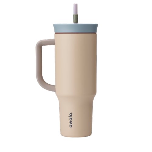 Owala 40 Ounce Travel Tumbler - Tan Perspective: front