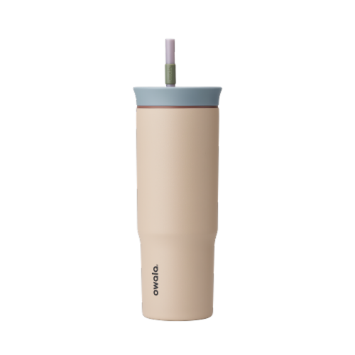Owala 24 Ounce Travel Tumbler - Tan Perspective: front