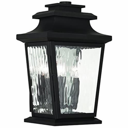 Livex 76702-58 17 in. Oxford 4 Light Candelabra Base Imperial Bronze Outdoor Wall Lantern Perspective: front