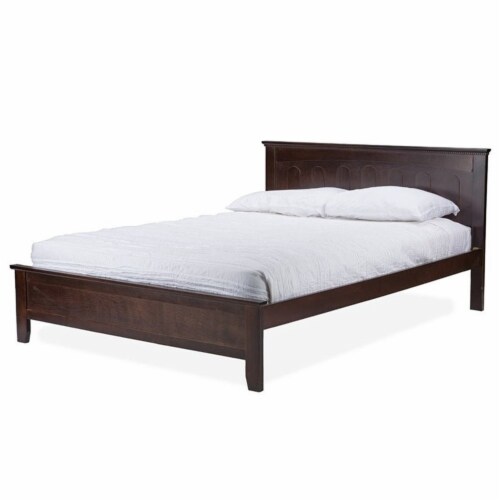 Baxton Studio Spuma Cappuccino Wood Contemporary Twin-Size Bed