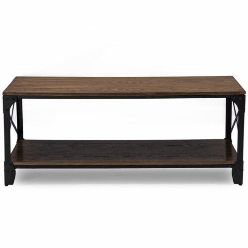 Baxton Studio Greyson Vintage Industrial Antique Bronze Occasional Cocktail Coffee Table Baxton Studio Greyson Vintage Industrial Antique Bronze Occasional Cocktail Coffee Table