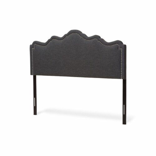 Baxton Studio Nadeen Modern and Contemporary Dark Grey Fabric King Size Headboard Baxton Studio Nadeen Modern and Contemporary Dark Grey Fabric King Size Headboard