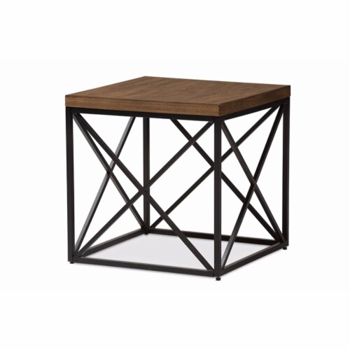Baxton Studio Holden Vintage Industrial Antique Bronze End Table Baxton Studio Holden Vintage Industrial Antique Bronze End Table
