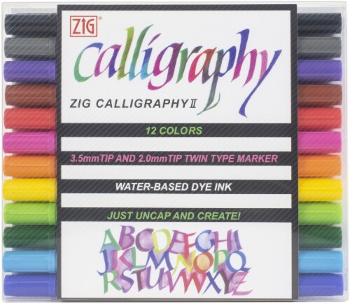 Zig Calligraphy Double Tip Black