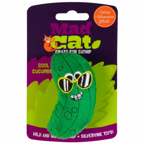 Mad Cat® Cool Cucumber Cat Toy Perspective: front