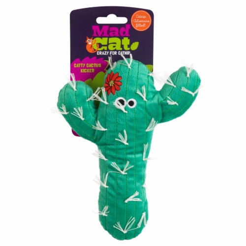 Mad Cat® Catty Cactus Kicker Cat Toy Perspective: front