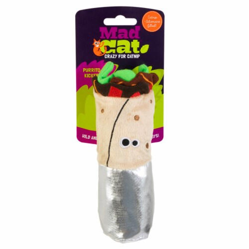 Mad Cat® Big Purrito Kicker Cat Toy Perspective: front