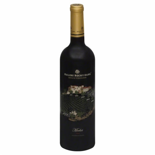 Malibu Rocky Oaks Merlot Perspective: front