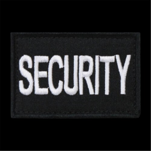 RapDom T91-SEC-BLK Security Canvas Patch&#44; Black Perspective: front