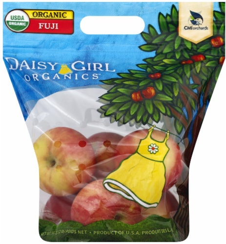 Daisy Girl Organics Fuji Apples Perspective: front