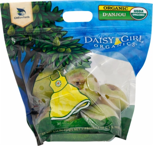 Daisy Girl Organic D'Anjour Pears Perspective: front