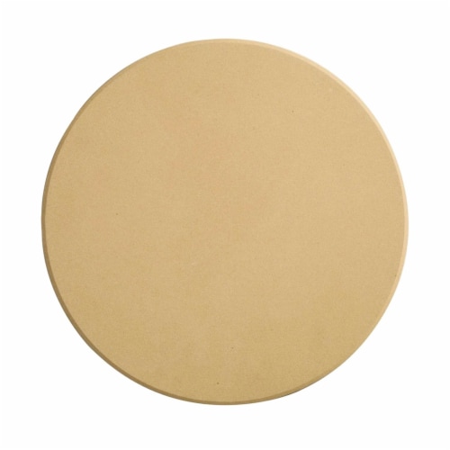 Honey-Can-Do KCH-08411 Round Clay Pizza Stone (16 Inches) Perspective: front