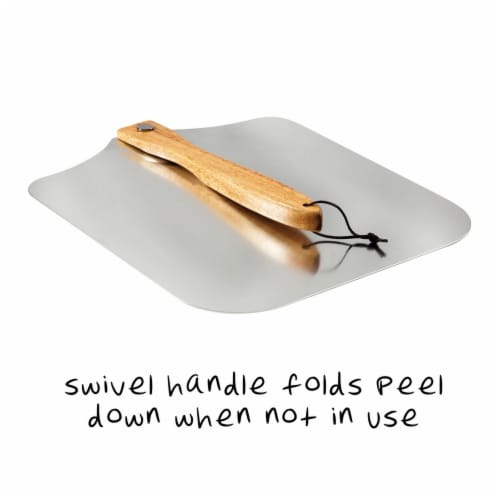 Honey-Can-Do KCH-08436 Foldable Pizza Peel (14-Inch x 16-Inch) Perspective: front