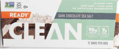 Come Ready Clean Protein Bars- Dark Chocolate And Sea Salt Protein Bars, 12  ct - Foods Co.