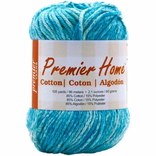 Premier Home Cotton Multi Yarn-Ocean Splash Perspective: front
