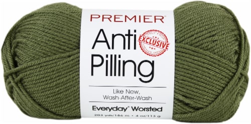 Premier Yarns Anti-Pilling Everyday Worsted Solid Yarn-Spruce Perspective: front