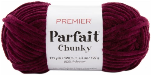 Premier Parfait Chunky Yarn-Plum Perspective: front