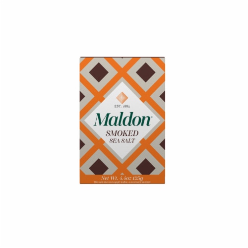 Maldon Smoked Sea Salt Flakes Perspective: front