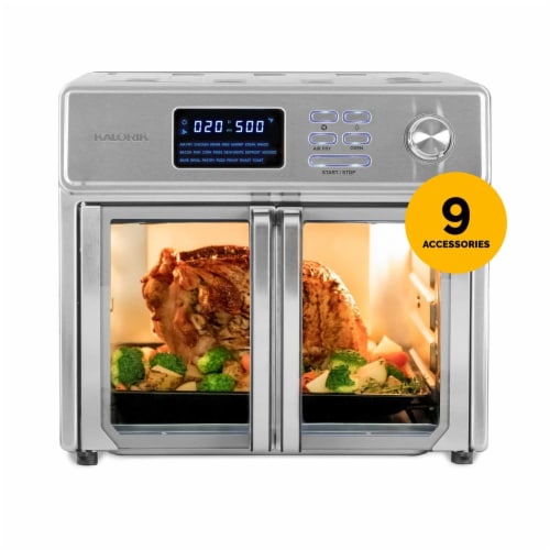  PowerXL Air Fryer Oven 10 Quart Hot Air Fryer, Rotisserie and  Food Dehydrator : Home & Kitchen