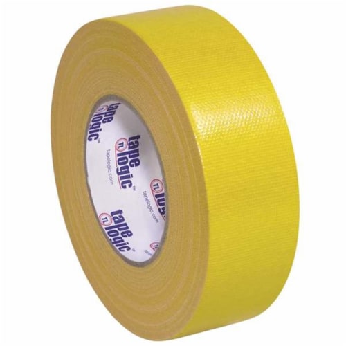 Tape Logic T987100Y 2 in. x 60 Yards Yellow Tape Logic 10 mil Duct Tape - 24 Per Case Perspective: front