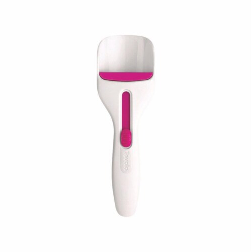 Tovolo Cupcake Scoop - White/Fuchsia Perspective: front
