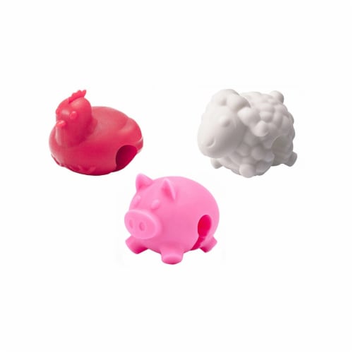 Tovolo Farm Animal Silicone Lid Lifters Perspective: front