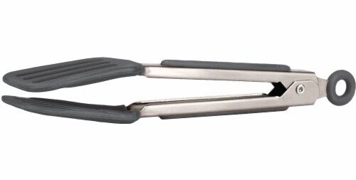 Tovolo Mini Turner Tongs - Charcoal Perspective: front